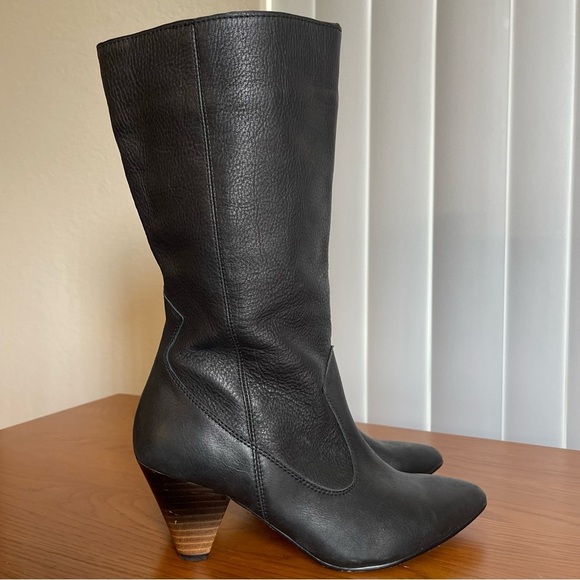 Naked Feet Semper Leather Boots Size 6.5 Black - Picture 2 of 16